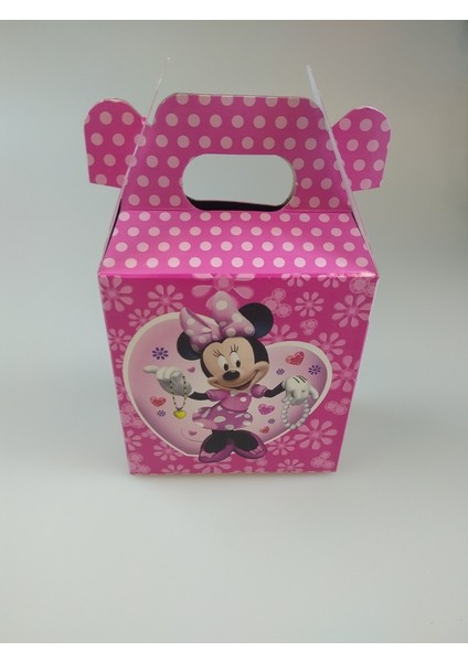 Minnie Mouse Kare Kağıt Kutu Katlamalı