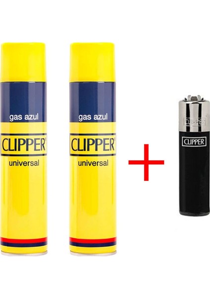 Clipper 2'li Çakmak Gazı ve Clipper Taşlı Çakmak