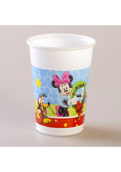 Yılbaşı Mickey Bardak 8'li