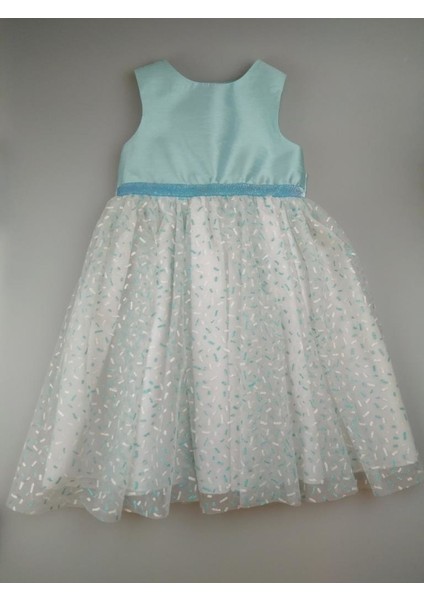 Elbise Marmellata Turkuaz Tüllü Simli modelleri