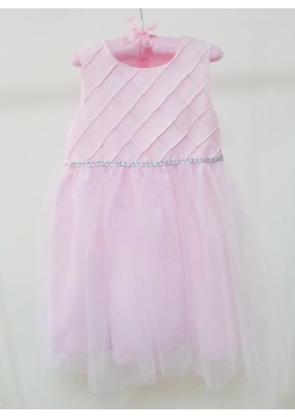 Elbise Marmellata Pembe Tüllü