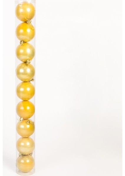 Yılbaşı 9'lu Boru Top Süs Gold fiyatları