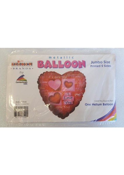 Folyo Balon Kırmızı Kalp 80CM D.ü 30TL