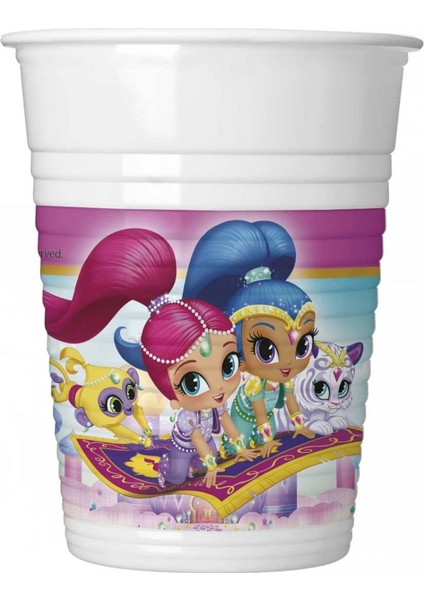 Shimmer & Shine Bardak Plastik 8'li