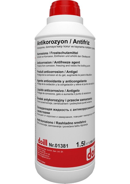 Kırmızı Antifiriz 1.5 Lt