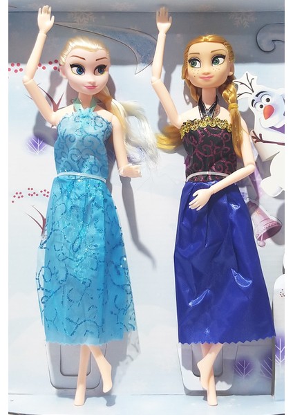 Elsa ve Anna Şarkı Söyleyen 2'li Oyuncak Bebek