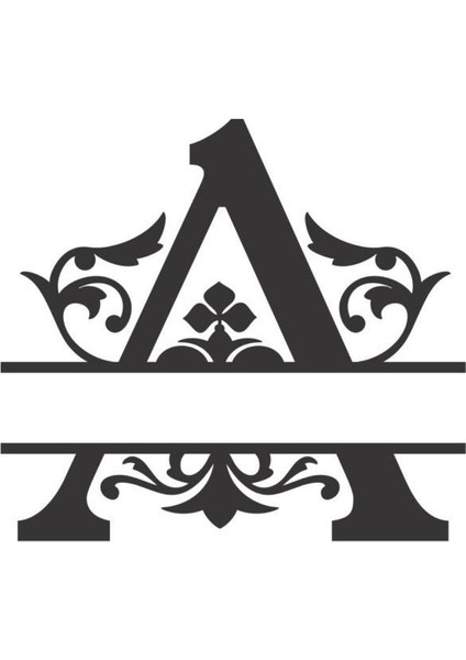 Dekoratif Ahşap Harf A Harfi Monogram Harf 1 Adet