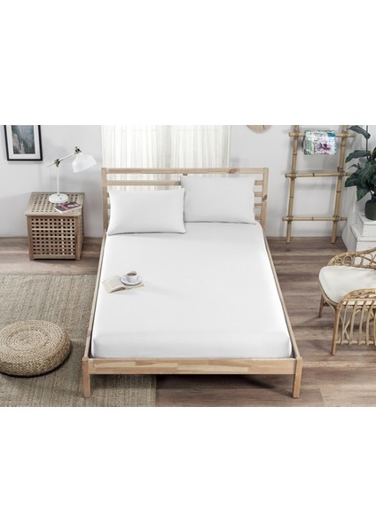 Fitted Su Sıvı Geçirmez Yatak Koruyucu % 100 Pamuk