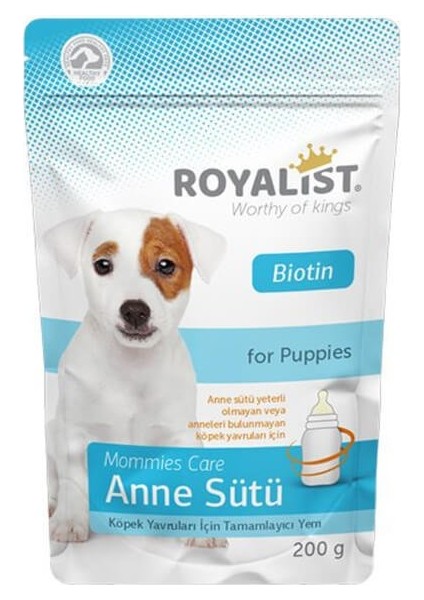 Biotinli Yavru Köpekler Için Anne Sütü Ek Besin Takviyesi 200 gr