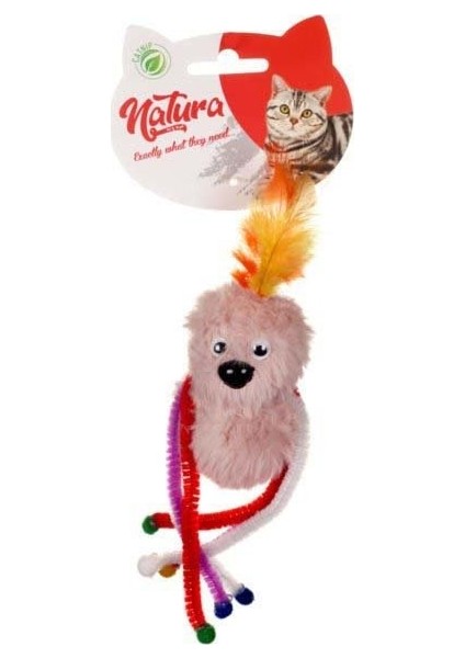 PTC-017 Peluş Örümcek Kedi Oyuncağı 20 cm