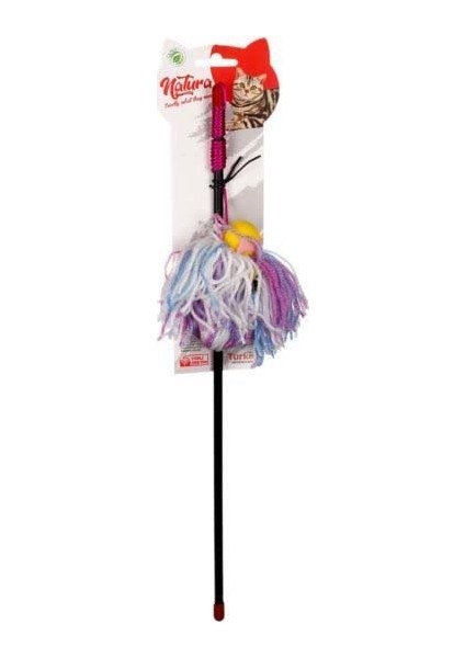 PTC-046 Pamuk Canavar Kedi Olta Oyuncağı 45 cm