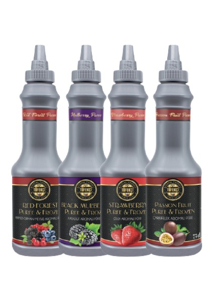 Blackred Fruits Meyve Püreleri Avantajlı Paket 4X1000 ml