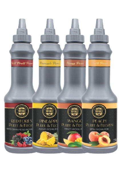 Meyve Püreleri Karma Avantajlı Paket 4 x 1 Lt
