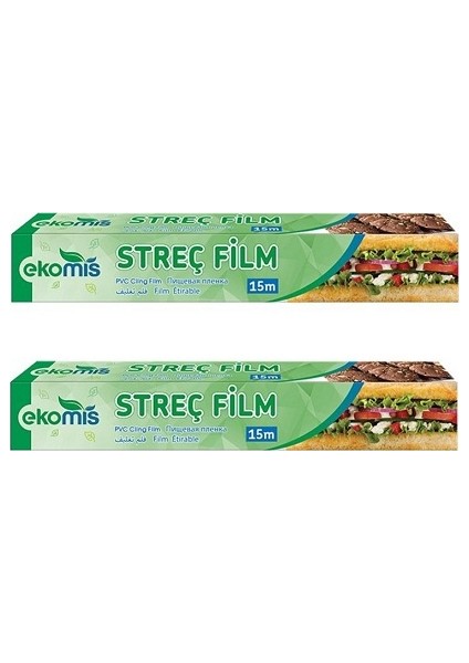 Streç Film 15 M 2'li Paket