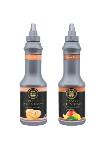 2li Avantajlı Paket Kavun ve Mango Meyve Püresi 2 x 1 Lt
