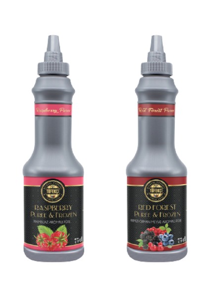 2li Avantajlı Paket Frambuaz ve Kırmızı Orman Meyveleri Meyve Püresi 2 x 1 Lt