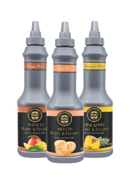 3lü Avantajlı Paket Mango, Kavun ve Ananas Meyve Püresi 3 x 1 Lt