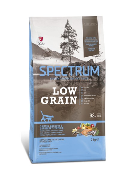 Low Grain Yetişkin Kedi Maması Somonlu&hamsili&kızılcıklı 2 kg