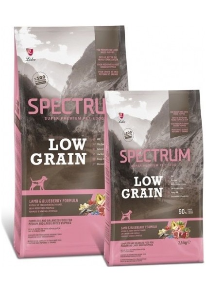 Low Grain Orta-Büyük Irk Yavru Köpek Maması Kuzu Etli&yaban Mersinli 2.5 kg