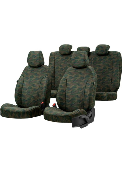 V.w. Transporter T-4 1992-2003 4+1 (5 Kişi) Özel Üretim Koltuk Kılıfı Safari Design Montblanc