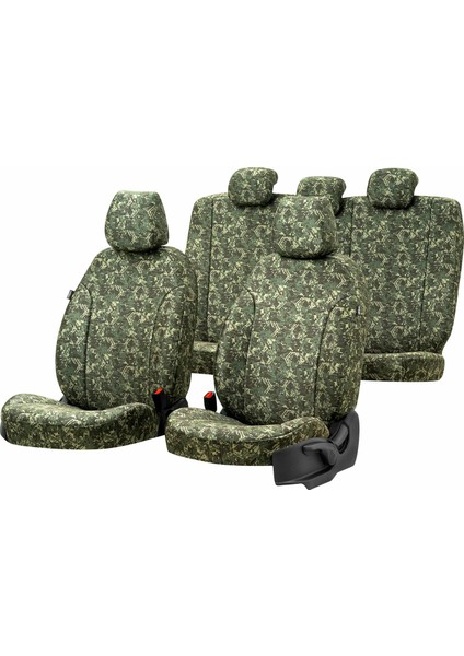 V.w. Transporter T-5 2004-2015 4+1 (5 Kişi) Özel Üretim Koltuk Kılıfı Safari Design Himalayalar