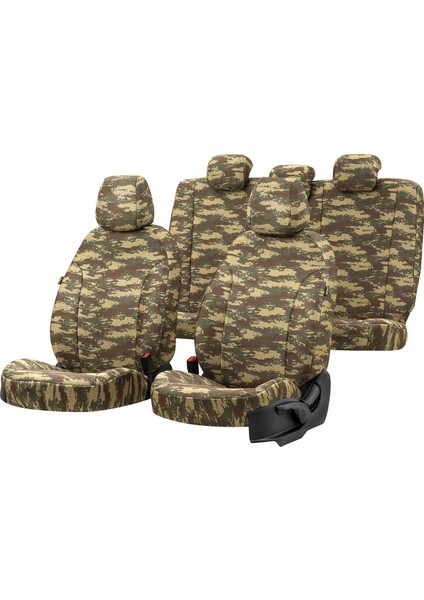 V.w. Transporter T-5 2004-2015 8+1 (9 Kişi) Özel Üretim Koltuk Kılıfı Safari Design Sierra