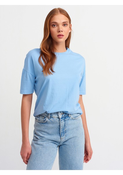 3683 Basic T-Shirt-Mavi fiyatları