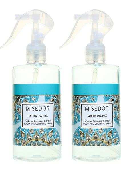 2'li Set Oriental Mix Oda Kokusu ve Çamaşır Parfümü 330 ml