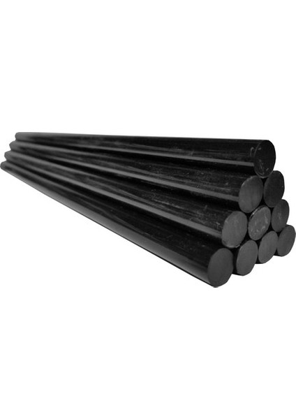 30 Adet, Siyah Kalın Silikon, Sıcak Mum Silikon, 11 Mm, 1.kalite