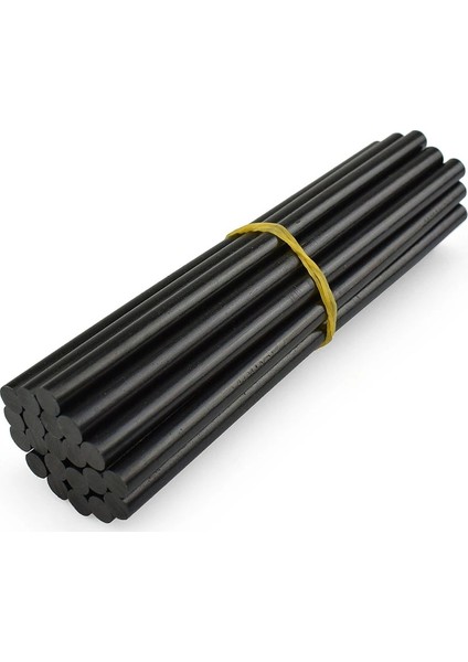 30 Adet, Siyah Kalın Silikon, Sıcak Mum Silikon, 11 Mm, 1.kalite