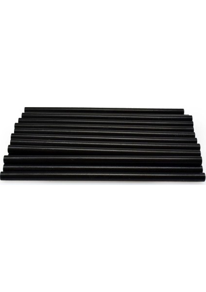 30 Adet, Siyah Kalın Silikon, Sıcak Mum Silikon, 11 Mm, 1.kalite
