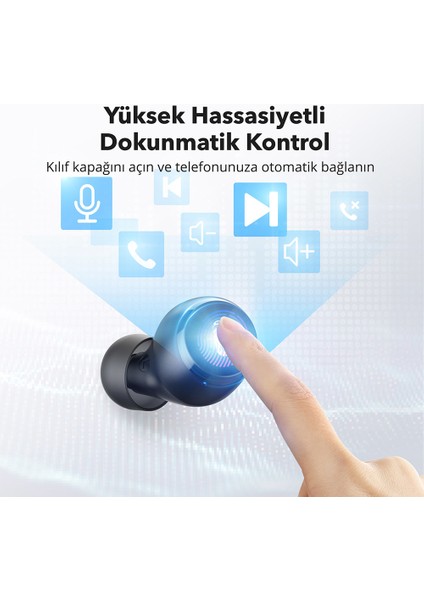 Soundliberty 97 Şarj Kılıflı Bluetooth Kulaklık cVc 8.0 Gürültü Engelleme aptX IPX8 TT-BH097