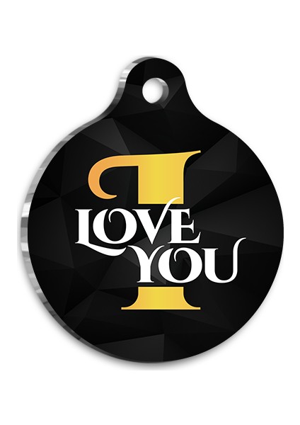 I Love You Pet Tag