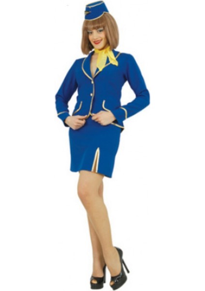 Hostes Yetişkin Bayan Kostümü