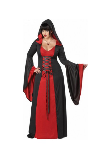 Büyücü Cadı Bayan Kostümü