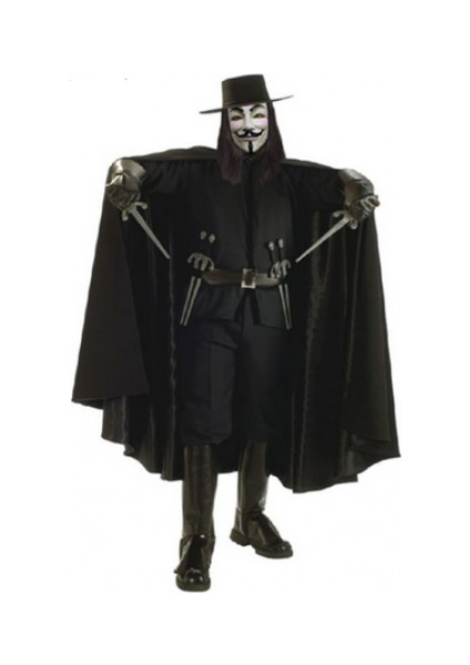 V For Vendetta Yetişkin Kostümü