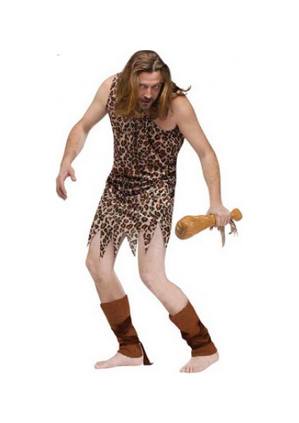 Mağara Adamı Yetişkin Kostümü