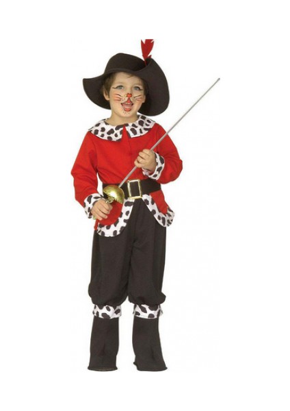 Çizmeli Kedi Çocuk Kostümü