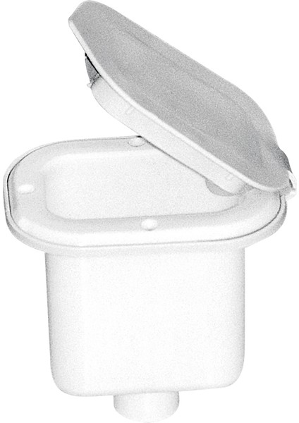 Case For Shower Head, Square, W/lid, 125X97MM, White