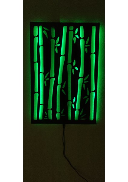 Bambular LED Işıklı Tablo