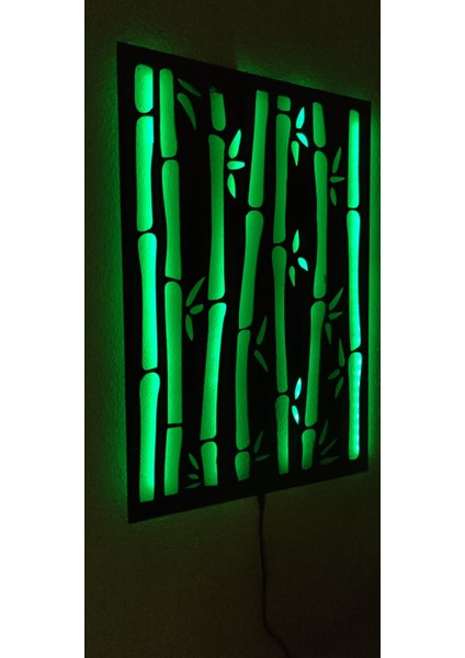 Bambular LED Işıklı Tablo
