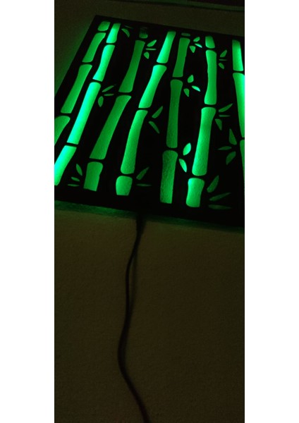 Bambular LED Işıklı Tablo