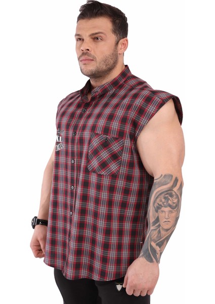 Oversize Kolsuz Kareli Spor Gömlek Big Sam 5042 fırsatları