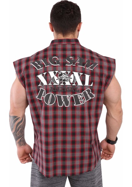 Oversize Kolsuz Kareli Spor Gömlek Big Sam 5042 indirimleri