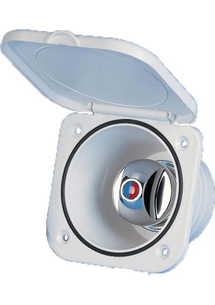 Case W/ Mixer Tap, W/lid, 95X95MM, White