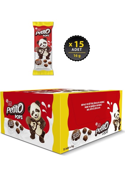 Petito Pops 16 g x 15 Adet