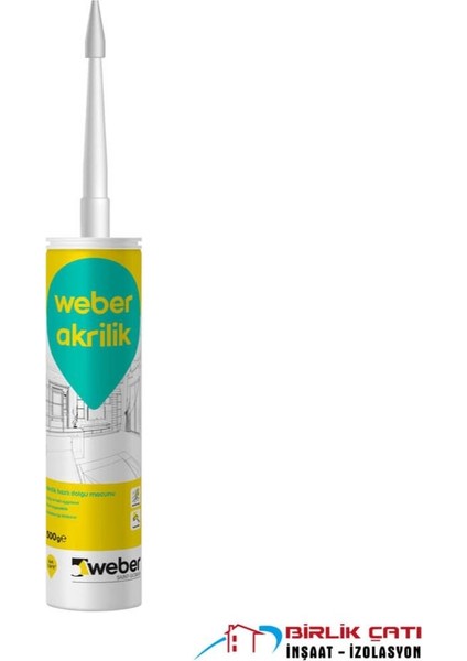 Akrilik Mastik Beyaz 500 gr