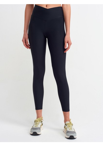 7932 Toparlayıcı Kemer Detaylı Tayt-Siyah modelleri