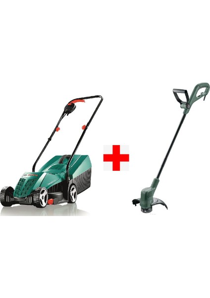 BOSCH Arm 32 Elektrikli Çim Biçme Makinesi + BOSCH Easy Grass Cut 23 Kenar Kesme Makinesi