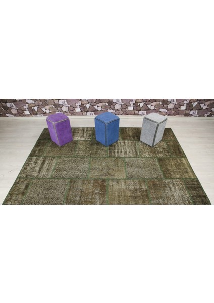 Patchwork El Dokuma Antik Anadolu Halısı Forest fiyatları